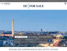 Tablet Screenshot of dchomesforsale.com